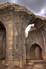 Image showing Castle ruins in Israel