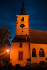 Image showing mittelbergheim night view