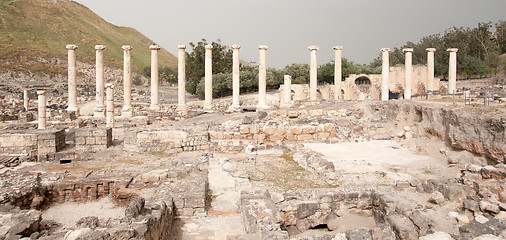 Image showing Ancient ruins in Israel travel