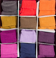 Image showing box of colored clothing