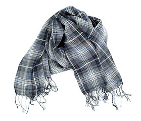 Image showing Checkered scarf