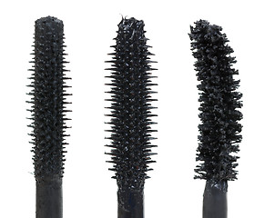 Image showing mascara set isolated on white background