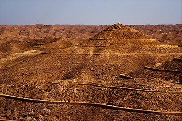 Image showing brown desert street  