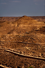 Image showing  street and hill in matmata tunisia