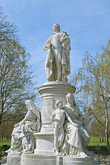 Image showing Monument of Johann Wolfgang von Goethe in Berlin