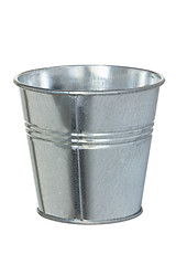 Image showing Galvanized metal bucket