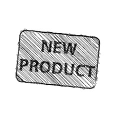Image showing New product rubber stamp vector illustration
