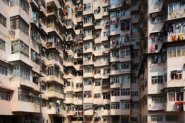 Image showing Old apartment in Hong Kong