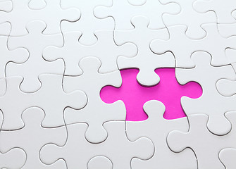 Image showing puzzle with missing part