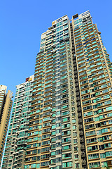 Image showing apartment block in Hong Kong