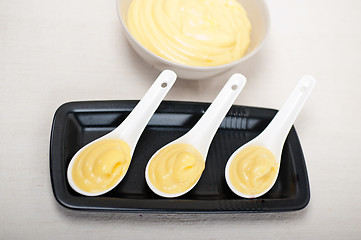 Image showing custard vanilla pastry cream 