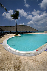 Image showing  relax near the caribbean beach 