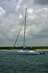 Image showing  boat yacht and summer  republica dominicana 