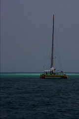 Image showing  ocean water catamaran   