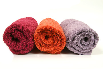 Image showing Colorful towels