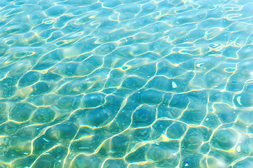 Image showing blue rippled water