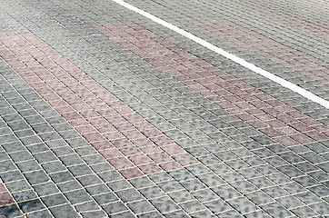 Image showing part of a concrete pavement background