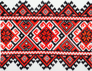 Image showing embroidered good by cross-stitch pattern