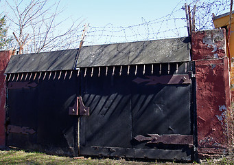 Image showing Old gate