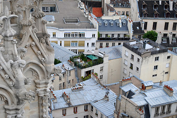 Image showing Paris rooftops.