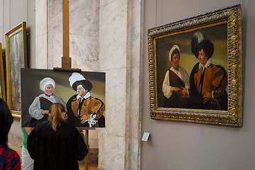 Image showing In the Louvre.