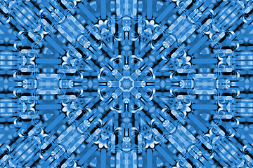 Image showing Abstract blue background