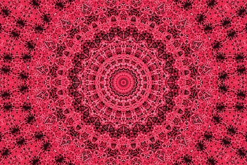 Image showing Abstract radial pattern