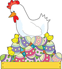 Image showing Chicken Easter Eggs