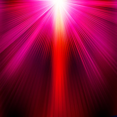 Image showing Abstract with neon purpel light rays. EPS 10