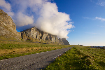 Image showing Coastal road