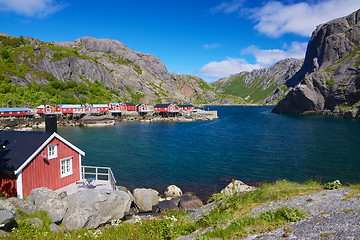 Image showing Fishing village