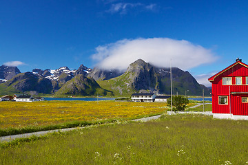 Image showing Lofoten islands in Norway