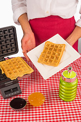 Image showing Ready to eat waffles