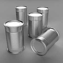 Image showing Food cans