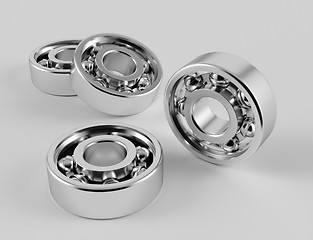 Image showing Ball bearings