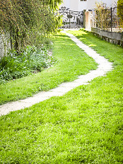 Image showing garden path