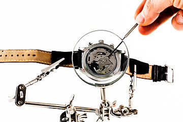 Image showing Watch repairing operation