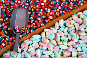 Image showing sweet soft color candies 