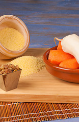 Image showing Vegetarian couscous ingredients