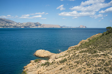 Image showing Altea coastline