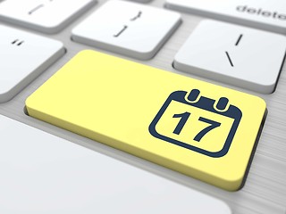 Image showing Desktop Calendar Icon.