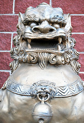 Image showing Chinese statue.