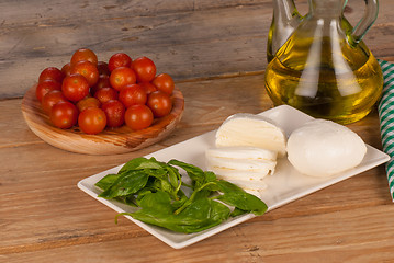 Image showing Cooking with mozzarella