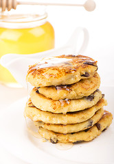 Image showing Delightful cheese pancakes