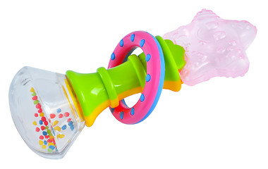 Image showing Rattle teether