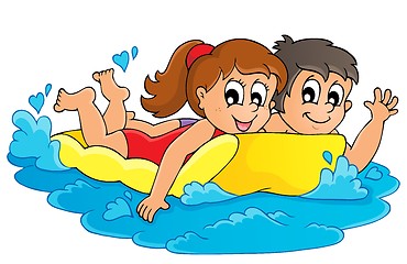 Image showing Summer water activity theme 3