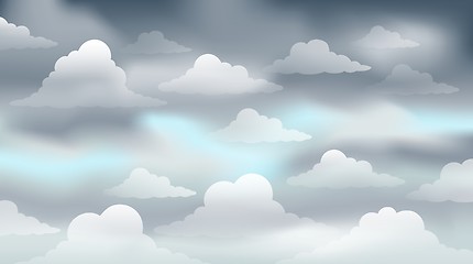 Image showing Cloudy sky theme image 3