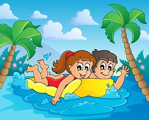 Image showing Summer water activity theme 4