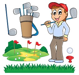 Image showing Image with golf theme 6