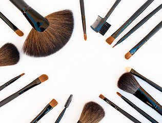 Image showing Professional make-up tools